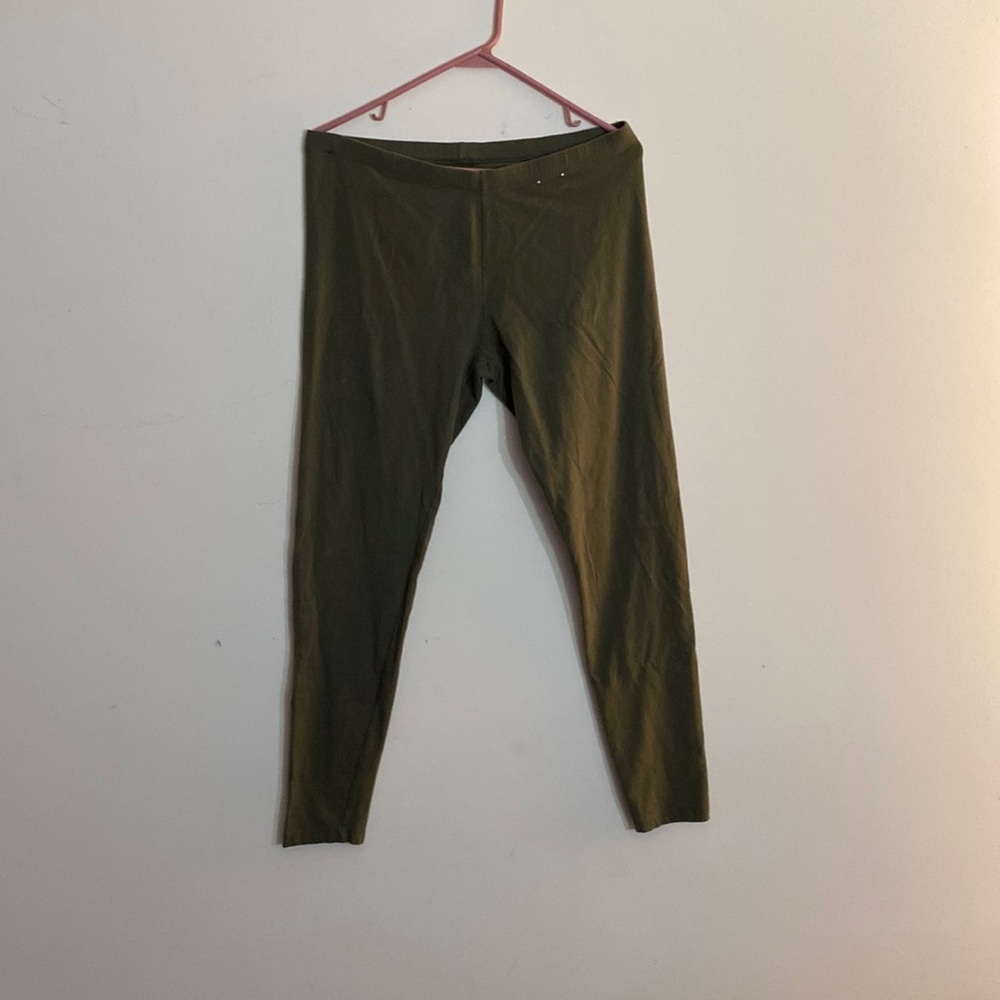 Olive green extra large leggings